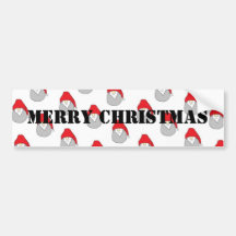 Merry Christmas Bumper Sticker