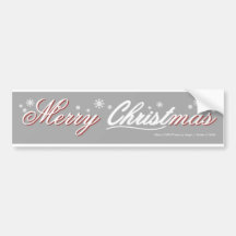 Merry Christmas Bumper Sticker