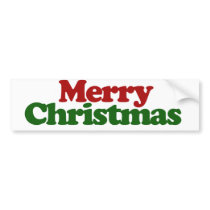 Merry Christmas bumper stickers