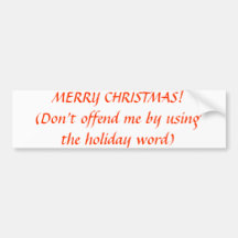 merry christmas bumper stickers