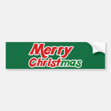 Merry Christmas Bumper Stickers