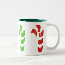 Merry Christmas Candy Cane coffee cup Mug