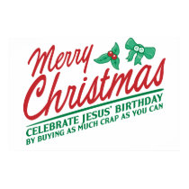 Merry Christmas - Celebrate Jesus' Birthday posters