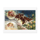 Merry Christmas Child Sleeping postcards