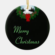 Merry Christmas Christmas Tree Ornament