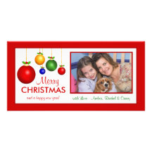 Merry Christmas Classic Holiday Photo Cards