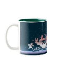 MERRY CHRISTMAS COACH & HORSES by SHARON SHARPE Coffee Mug