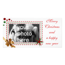 Merry, Christmas Custom Photo Card
