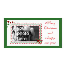 Merry, Christmas Custom Photo Card
