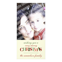 Merry Christmas Custom Photo Card