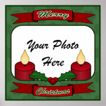 Merry Christmas! Custom Photo Poster