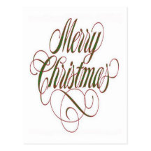 Merry Christmas! Custom Postcard Template