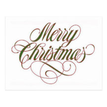 Merry Christmas! Custom Postcard Template