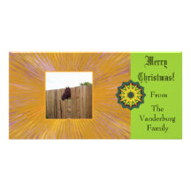 Merry Christmas Customizable Card (2) Photo Card Template
