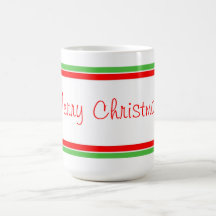 Merry christmas customizable mug
