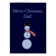 Merry Christmas, Dad! Greeting Cards