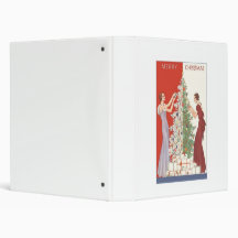 Merry Christmas Deco Ladies Vinyl Binders