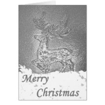 Merry Christmas  Deer / Stag Card