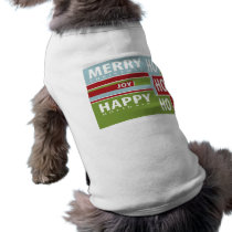 Merry Christmas pet clothing