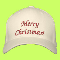 Merry Christmas! Embroidered Hat embroidered hats