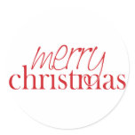 Merry Christmas Envelope Enclosure stickers