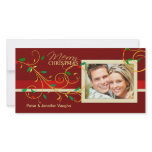 Merry Christmas Fancy Holiday Photo Cards photo cards