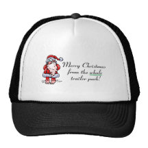 Merry Christmas From The Whole Trailer Park Mesh Hats