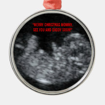 Merry Christmas From The Womb Christmas Ornaments