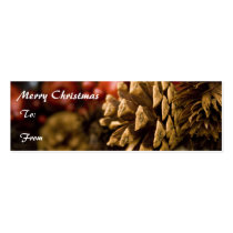 Merry Christmas Gift Tag Business Card Template
