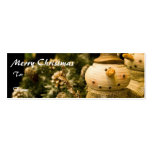 Merry Christmas Gift Tag business cards