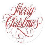 Merry Christmas!  Gift Tag Custom stickers