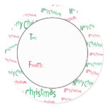 Merry Christmas Gift Tag stickers