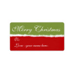 Merry Christmas Gift Tags Custom Address Labels