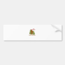 Merry Christmas Gone Squatchin Bumper Stickers