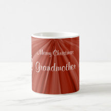 Merry Christmas Grandmother Coffee Mugs