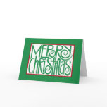 Merry Christmas Green Card
