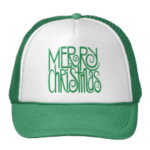 Merry Christmas green Hat
