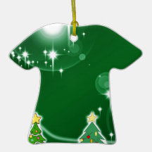 Merry Christmas Green Tress Ice Fall Holidays Gree Christmas Tree Ornaments