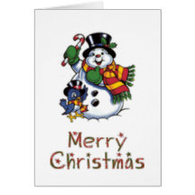 Merry Christmas Greeting Card