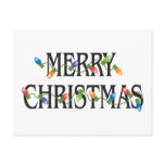 Merry Christmas Holiday Lights postcards