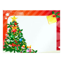 Merry Christmas illustration Personalized Announcement