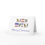 Merry Christmas in Egyptian Hieroglyphics Card