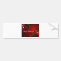 Merry Christmas Jewels Bumper Sticker