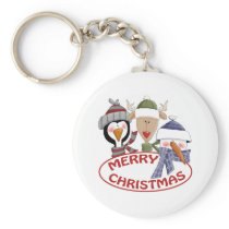 Merry Christmas Keychain