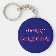 merry christmas keychain