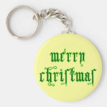 merry christmas keychain