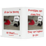 Merry Christmas Kitty Cat 3 Ring Binder