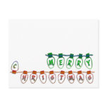 merry christmas light bulbs