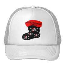 Merry Christmas Matey Stocking Mesh Hat