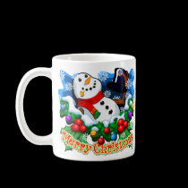 Merry Christmas: MR. SNOWMAN mugs